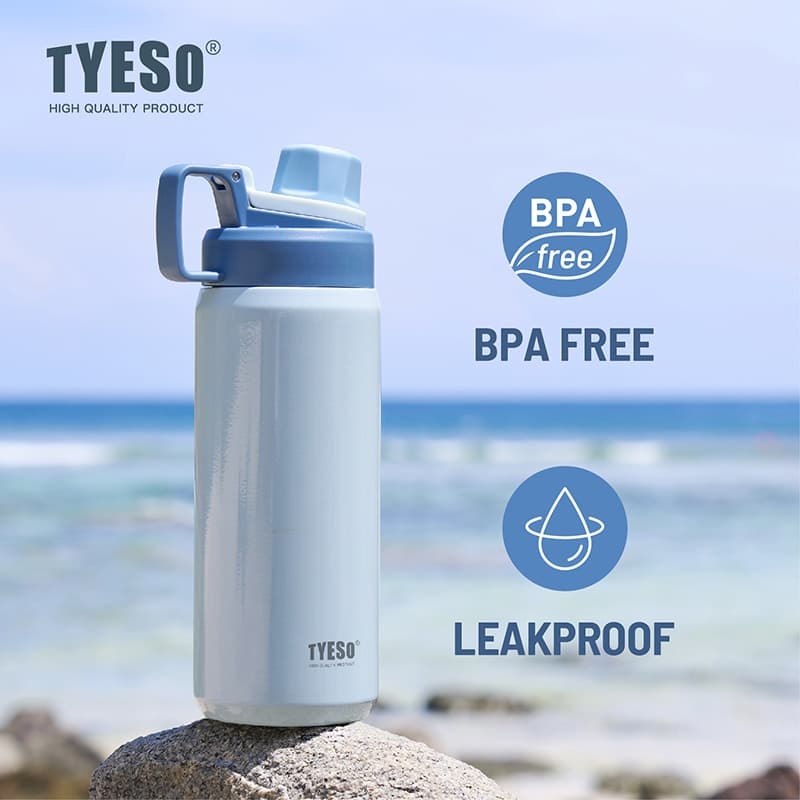 TYESO NEW CUPS 2025 ใหม่ ฉนวนสูญญากาศ 304 ขวดเก็บความเย็นและร้อน 600-900ML รูปที่ 5