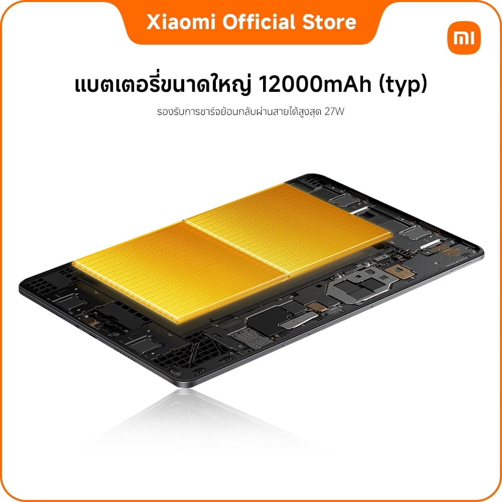 REDMI Pad 2 Pro 6+128 หน้าจอคมชัด 2.5K 120Hz ขนาด 12.1 นิ้ว | แบตเตอรี่ขนาดใหญ่ 12000mAh |ลำโพงสี่ตัว Dolby รูปที่ 3
