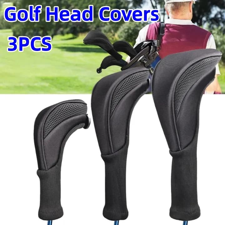 ปลอกคลุมหัวไม้กอล์ฟผ้าไนล่อน 1 3 5 Fairway All Fairway And Driver 3 ชิ้น 1680D รูปที่ 1