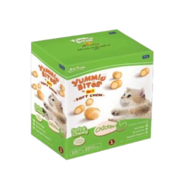 Me-O Yummie Bites ยัมมี่ ไบทส์ ขนมแมว ขนาด 10g x 20 ซอง รูปที่ 2
