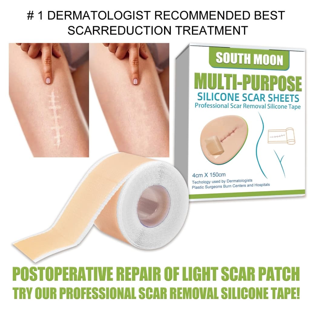 South Moon silicone scar sheet รักษารอยแผลเป็น แผ่นแปะแผลเป็น กําจัดรอยแผลเป็นจากแผลเป็น เผยผิวเนียนสวย รูปที่ 7