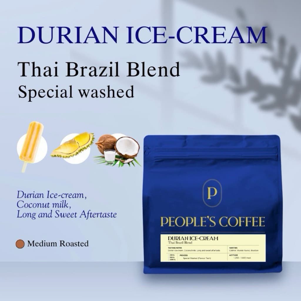 Durian Ice-Cream Thai Brazil blend รูปที่ 1