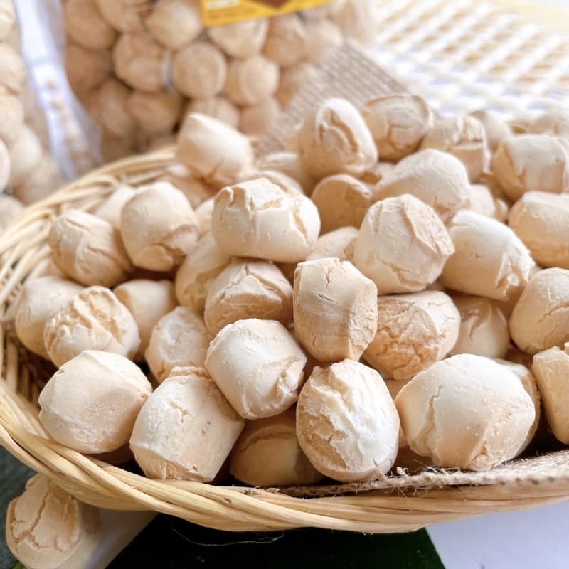 กินเพลินขนมผิง 1000 กรัม ขนมผิงกะทิ ขนมผิงงาดำ ขนมผิงแม่มาลี อบควันเทียน รูปที่ 8