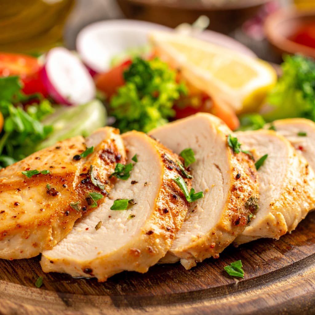 <สั่งในไลฟ์ลด50%>CPอกไก่นุ่มกระเทียมพริกไทย 1 kg **เวฟก่อนทาน สั่งคละได้ อกไก่คลีน อกไก่cp ไก่นุ่ม รูปที่ 4