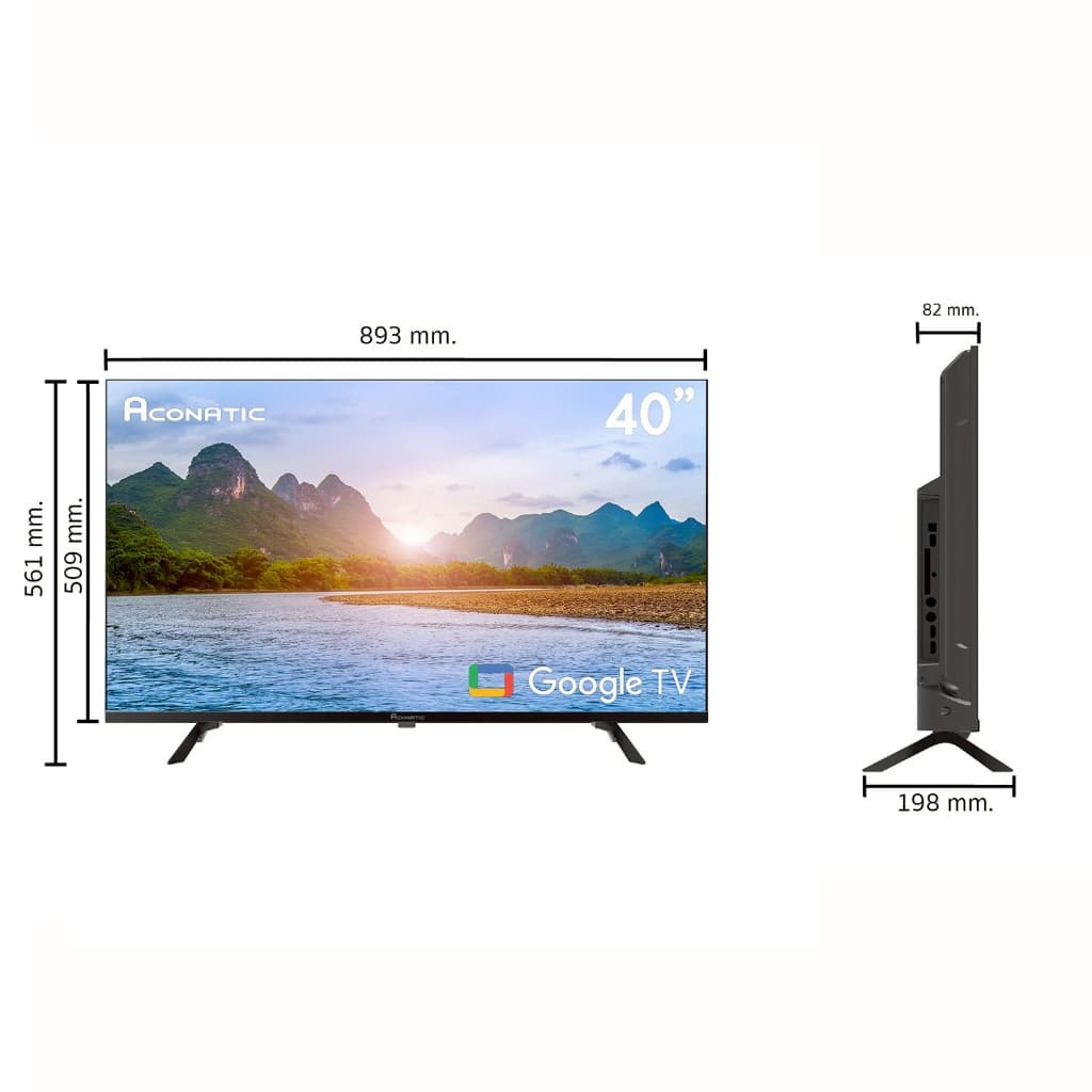 ACONATIC Smart TV Google FHD LED รุ่น 40HS800AN ขนาด 40 นิ้ว Youtube Netflix Disney Wi-Fi รูปที่ 7