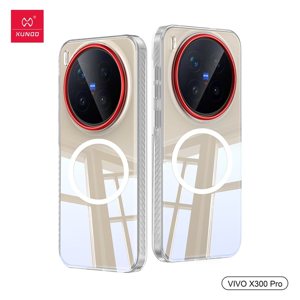 Xundd Crystal Clear Case สำหรับ VIVO X200 Ultra X300 Pro เคสพีซีบางเฉียบป้องกันสีเหลืองและป้องกันรอยขีดข่วน รูปที่ 1