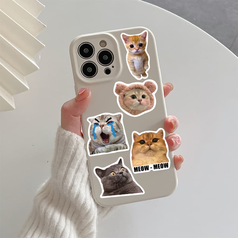 จัดส่งจากประเทศไทยstickerแมวน่ารัก สติกเกอร์ กันน้ํา สติกเกอร์สําหรับกระเป๋าเดินทางเคสโทรศัพท์แล็ปท็อปโน้ตบุ๊ รูปที่ 8