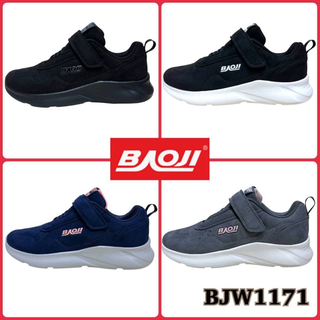 BAOJI BJW1171 รองเท้าผ้าใบหญิง แบบเทป ไซส์ 37-41 ซล. รูปที่ 1