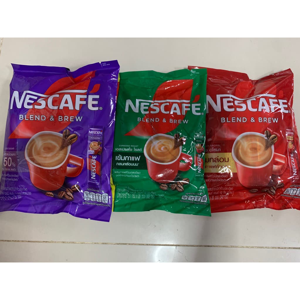 เนสกาแฟ 16,18,20 ซ. Nescafe Blend & Brew มีหลายรสชาติ รูปที่ 1
