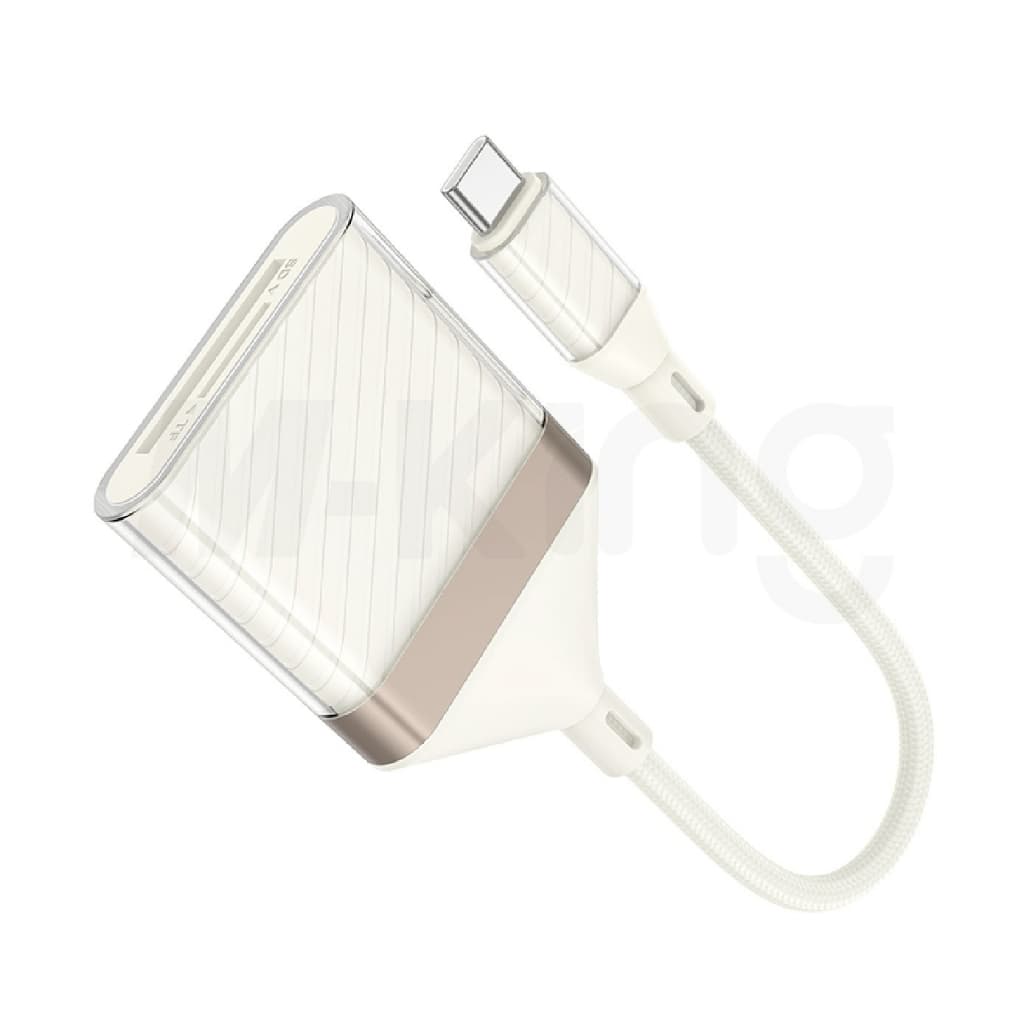 Hoco ของแท้ UA25 UA24 ตัวแปลง เครื่องอ่านเมม เครื่องอ่านการ์ดลีดเดอร์ SD/TF OTG Card Reader 2in1 รูปที่ 5