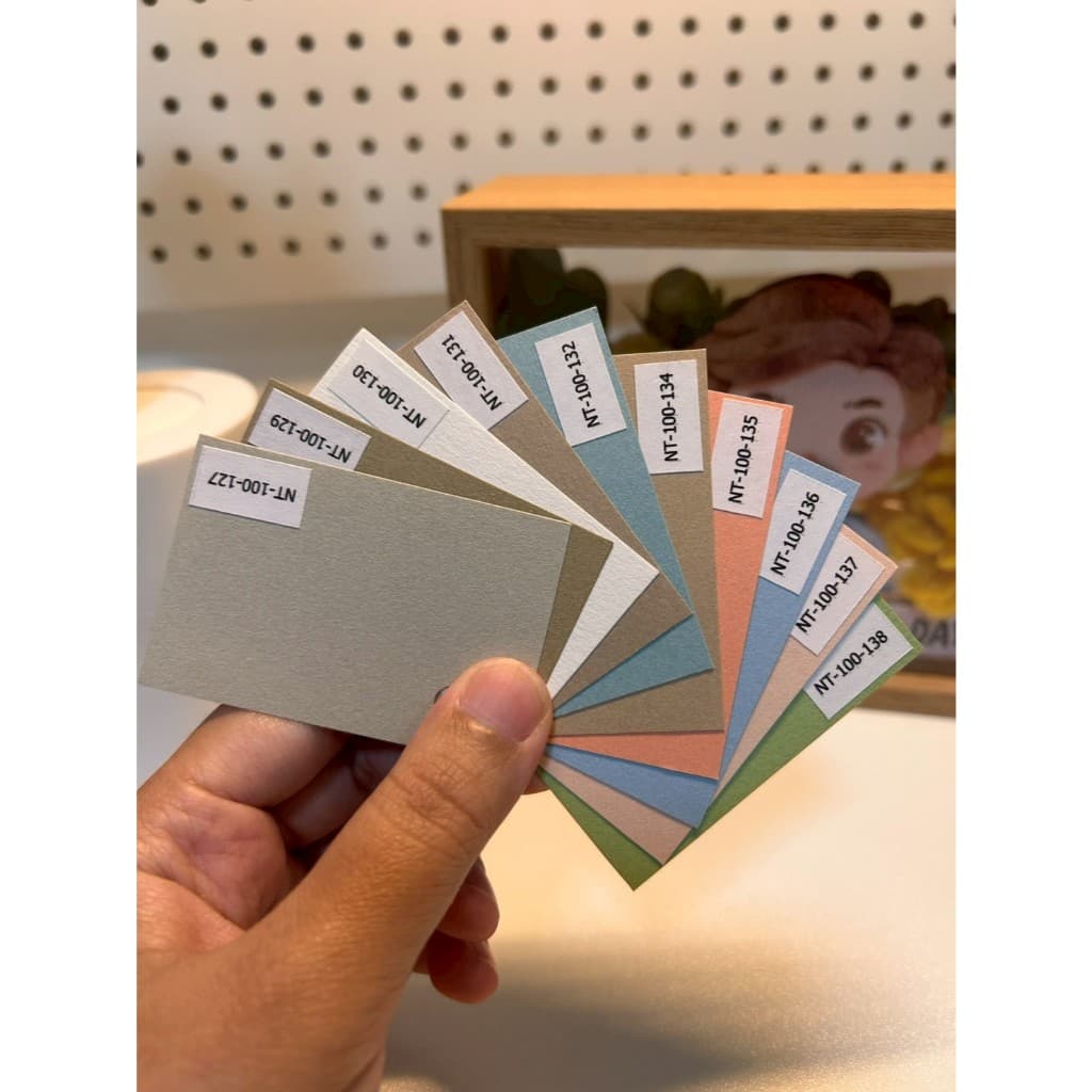 กระดาษสี 120 สี Set C 116 แกรม แบรนด์ NT Rasha Takeo สั่งขั้นต่ำ 5 แผ่น รูปที่ 3