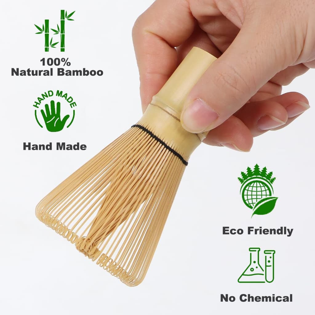 Matcha Whisk Chasen ชาเซ็นไม้ไผ่แท้ 100 เส้น SunYoung แปรงมัทฉะ อุปกรณ์ชงชาแบบไม้ไผ่ แปรงคนมัทฉะ แปรงชาเขียว รูปที่ 6