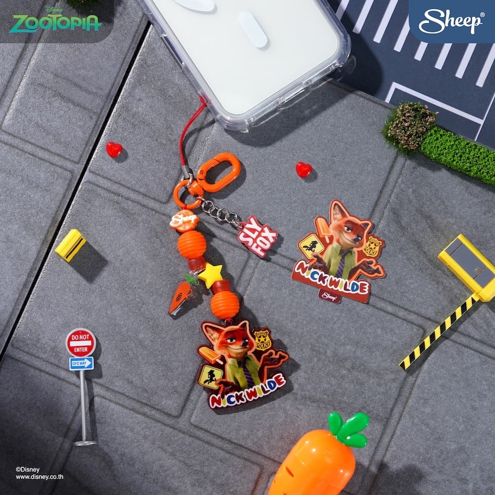 Sheep Blind Box Phone Charm Zootopia Collection สายคล้องมือถือ ซูโทเปีย Phone Charm ลิขสิทธิ์ รูปที่ 8