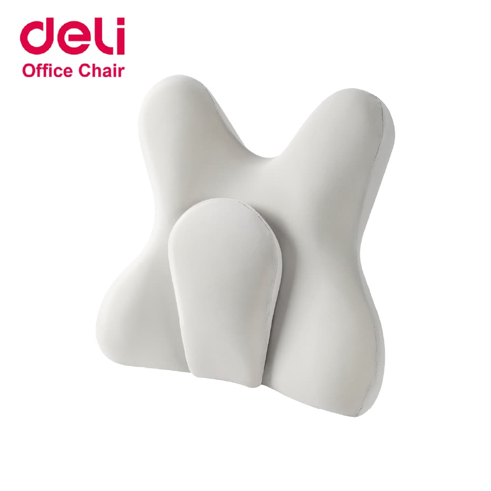 Deli เบาะรองหลังพื่อสุขภาพ ลดอาการปวดเมื่อย ออกแบบตามร่างกาย นั่งสบาย พกพาสะดวก Lumbar Support รูปที่ 1
