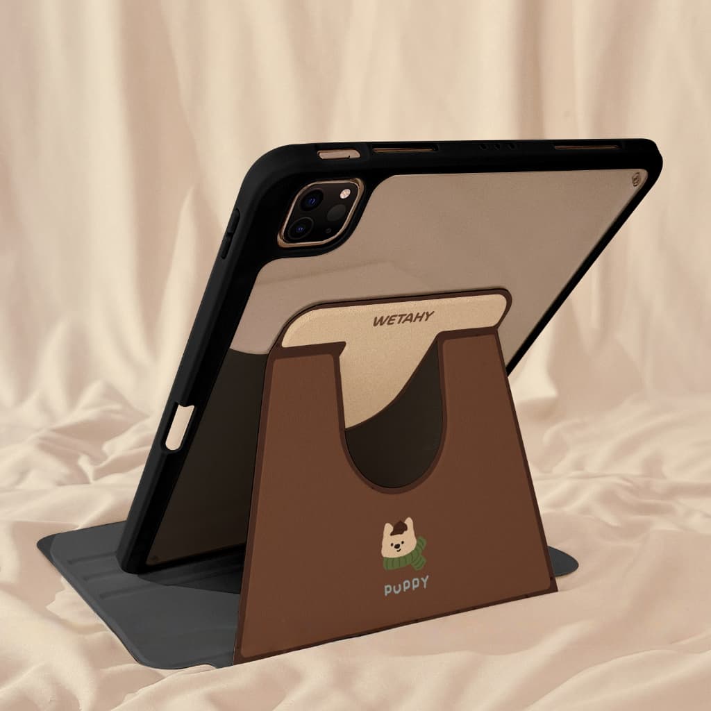 เคสiPad Air5 Air6 Green Puppy mini หมุน 360° mini7 อะครีลิ for Gen6 Gen11 Gen10 Air7 Gen9 รูปที่ 5