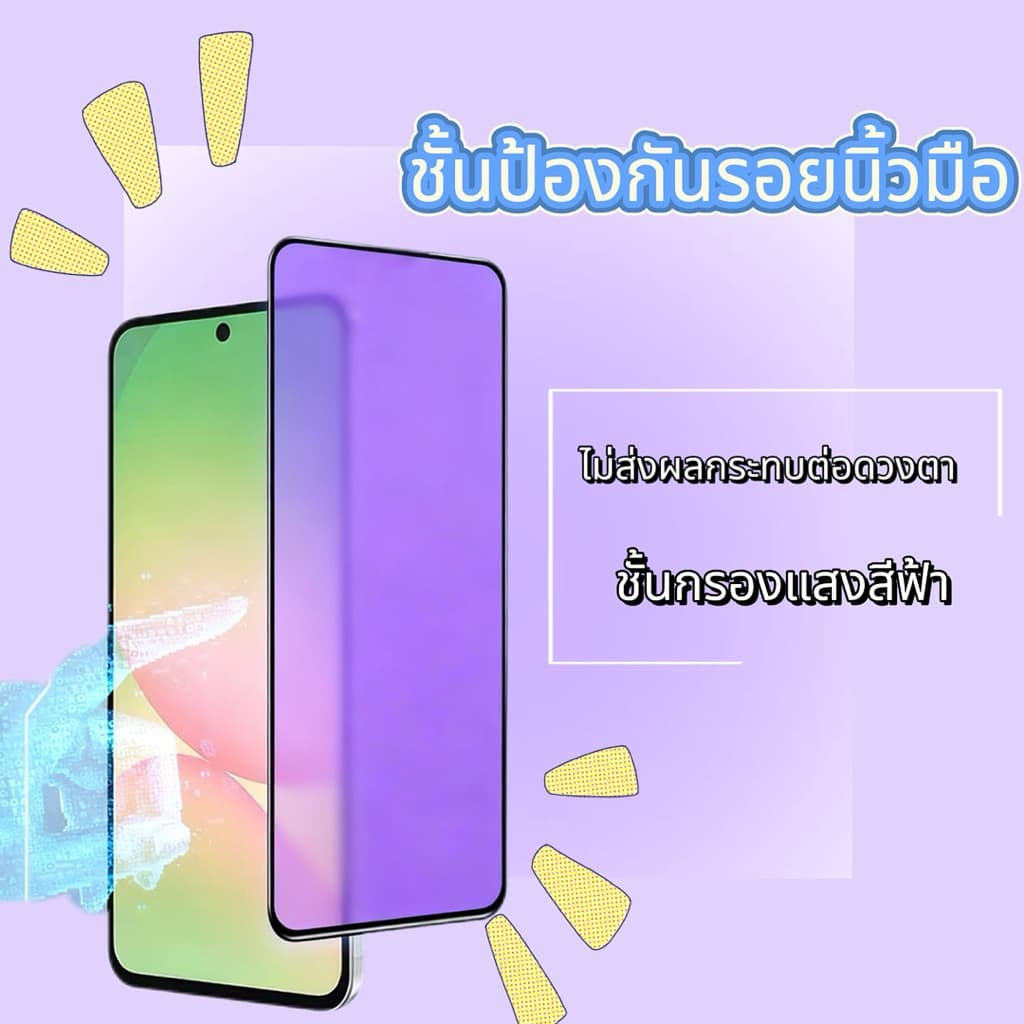 Weimiฟิล์มกระจกนิรภัยถนอมสายตา ผิวด้าน For XIAOMI POCO X8 PRO MAX M7 4G/5G M7 PLUS M7 Pro F6 F6PRO F7 F7PRO รูปที่ 2