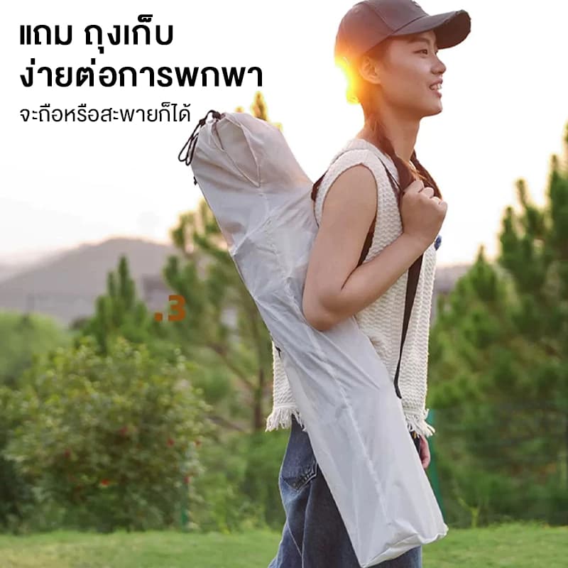 เก้าอี้แคมป์ปิ้ง พับได้ แบบพกพา พนักพิงสูง เก้าอี้สนาม ปิคนิค แถมถุงเก็บ รับน้ำหนัก 300KG รูปที่ 9