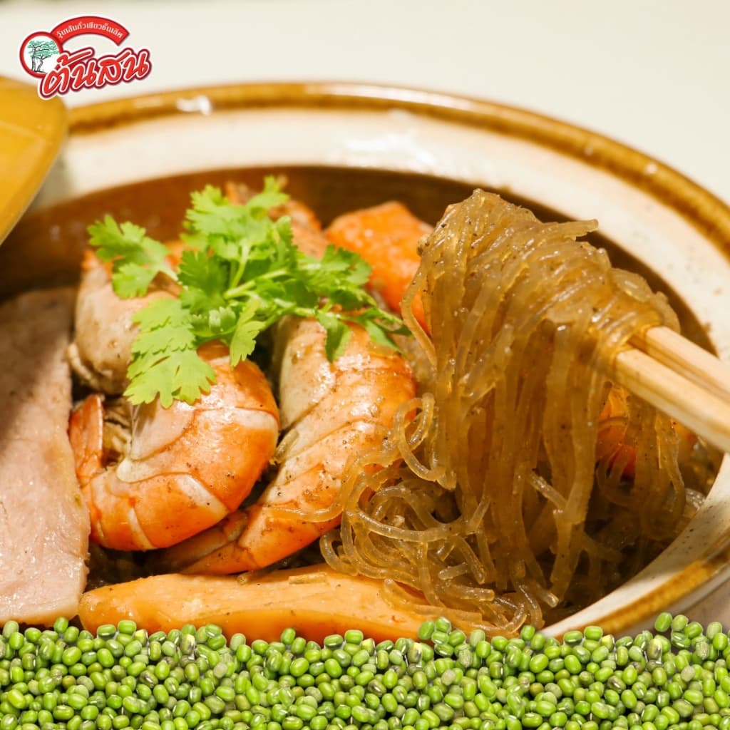 วุ้นเส้นแห้ง ตราต้นสน 500g / 40g x 10 ห่อ / 80g x 5 ห่อ รูปที่ 6