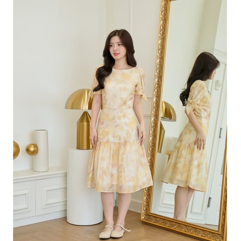 Pixie IVY Dress เดรสผูกแขน เดรสแขนตุ๊กตา รูปที่ 4