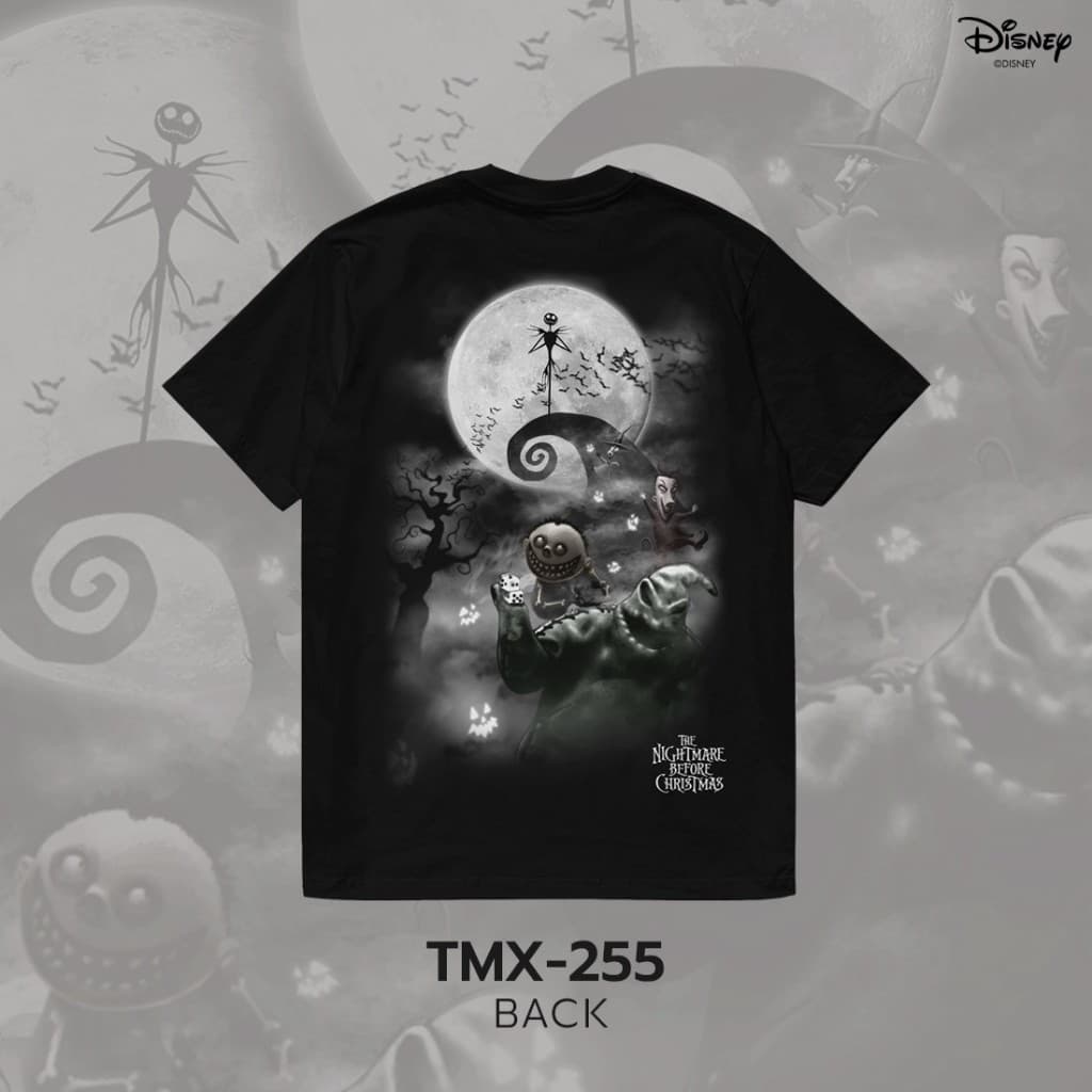 Power 7 Shop เสื้อยืดการ์ตูน "The Nightmare Before Christmas" ลิขสิทธิ์แท้ DISNEY รูปที่ 4