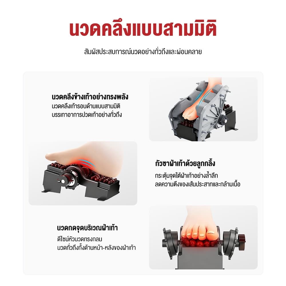MIYAMOKI เครื่องนวดเท้าอัตโนมัติ กดจุด เครื่องนวดเท้าผู้ เครื่องนวดที่บ้าน ร้อน acupoint อัตโนมัติ รูปที่ 4