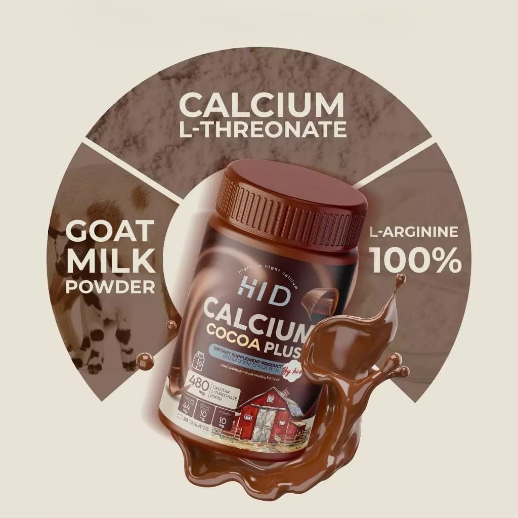 1 แถม 1 โกโก้ HI-D CALCIUM PLUS + แคลเซียมแบบเคี้ยว รูปที่ 2