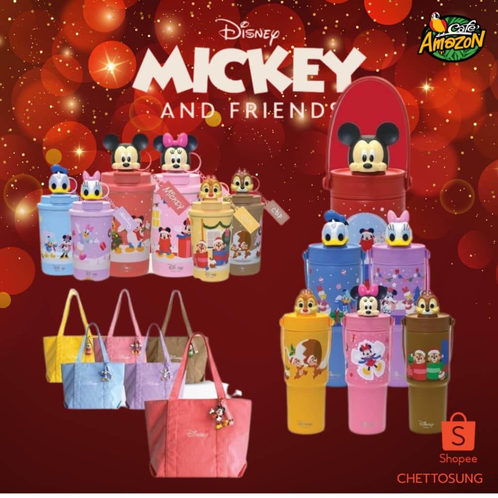 แก้วสแตนเลส คาเฟ่อเมซอน รุ่น Disney mickey and friends 14 ออนซ์ และ 24 ออนซ์ รูปที่ 1