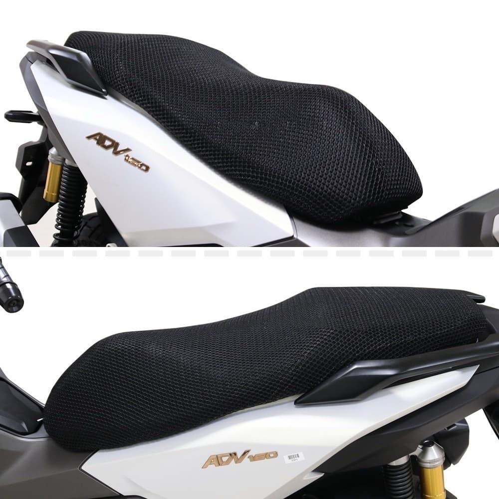 อุปกรณ์เสริมรถจักรยานยนต์ Anti-Slip 3D ผ้าตาข่ายที่นั่ง Breathable เบาะกันน้ําสําหรับ Honda PCX125 PCX150 PCX160 ADV160 รูปที่ 4