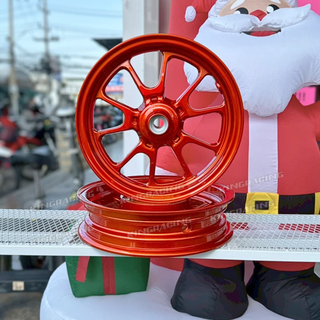 ล้อเดิม GIORNO ทำสี พาวเดอร์โค้ด ราคา1คู่ ล้อเดิมแท้ศูนย์HONDA ขอบ12/12 สีสวยชัด ล้อเดิมจีออโน่ รูปที่ 4