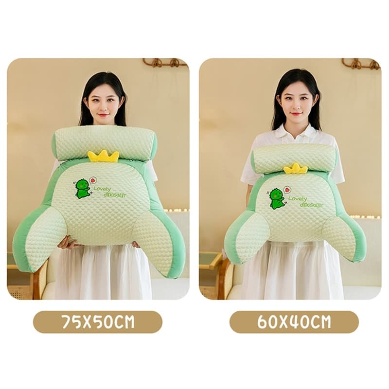 เบาะพิงหลัง 60*37*55CM ไม่ยุบตัว ผ้าระบายอากาศ รองรับสรีระได้ดี แเก้ปวดหลัง รูปที่ 4