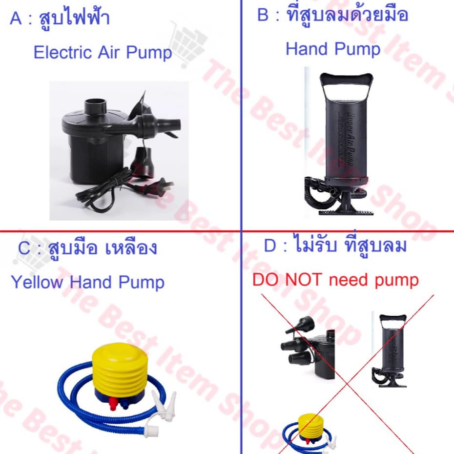 Avenli ที่นอนเป่าลม ที่นอนลม ที่นอนปิกนิก แคมปปิ้ง 2.5/3.5/4.5/ 5/ 6 ฟุต ที่นอนปิคนิค สินค้าแบรนด์แท้ รูปที่ 9
