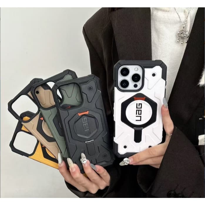 M01 CASEขาตั้ง UAG ออกแบบสำหรับการชาร์จแบบไร้สาย FOR SAM S23 S24 S25 S26 UTRAL วงเล็บ แม่เหล็กเคสป้องกันโทรศัพท์มือถือ รูปที่ 3