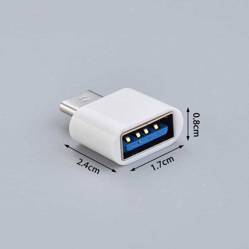 อะแดปเตอร์ OTG Micro USB สําหรับโทรศัพท์ Android Type C Male To USB Female รูปที่ 4