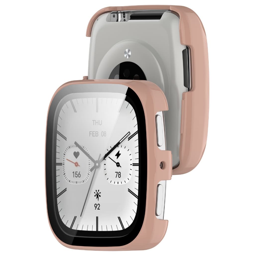 เคสสําหรับ Huami Amazfit Active 2 Square แฟชั่น กรอบ กันชน เคส + HD บาง กระจกนิรภัย ป้องกันรอยขีดข่วน ป้องกันหน้าจอ รูปที่ 5