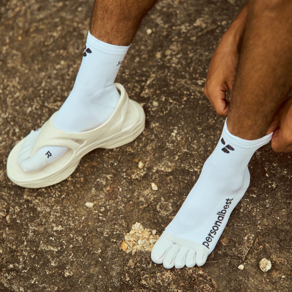 Personal Best Performance Socks รุ่น 5 FINGERS ถุงเท้าวิ่ง รุ่นแยก5นิ้ว เพื่อความอิสระในการสวมใส่ รูปที่ 8