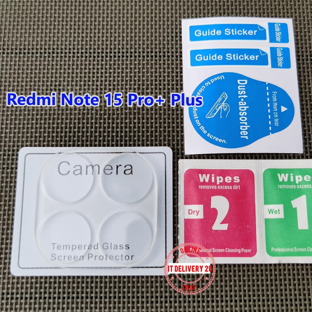 กระจกกันรอยกล้อง Redmi Note 15 / Note 15 Pro / Note 15 Pro+ 5G ฟิล์มกล้อง กันรอยเลนส์กล้อง Note15Pro+ Camera Protector รูปที่ 9