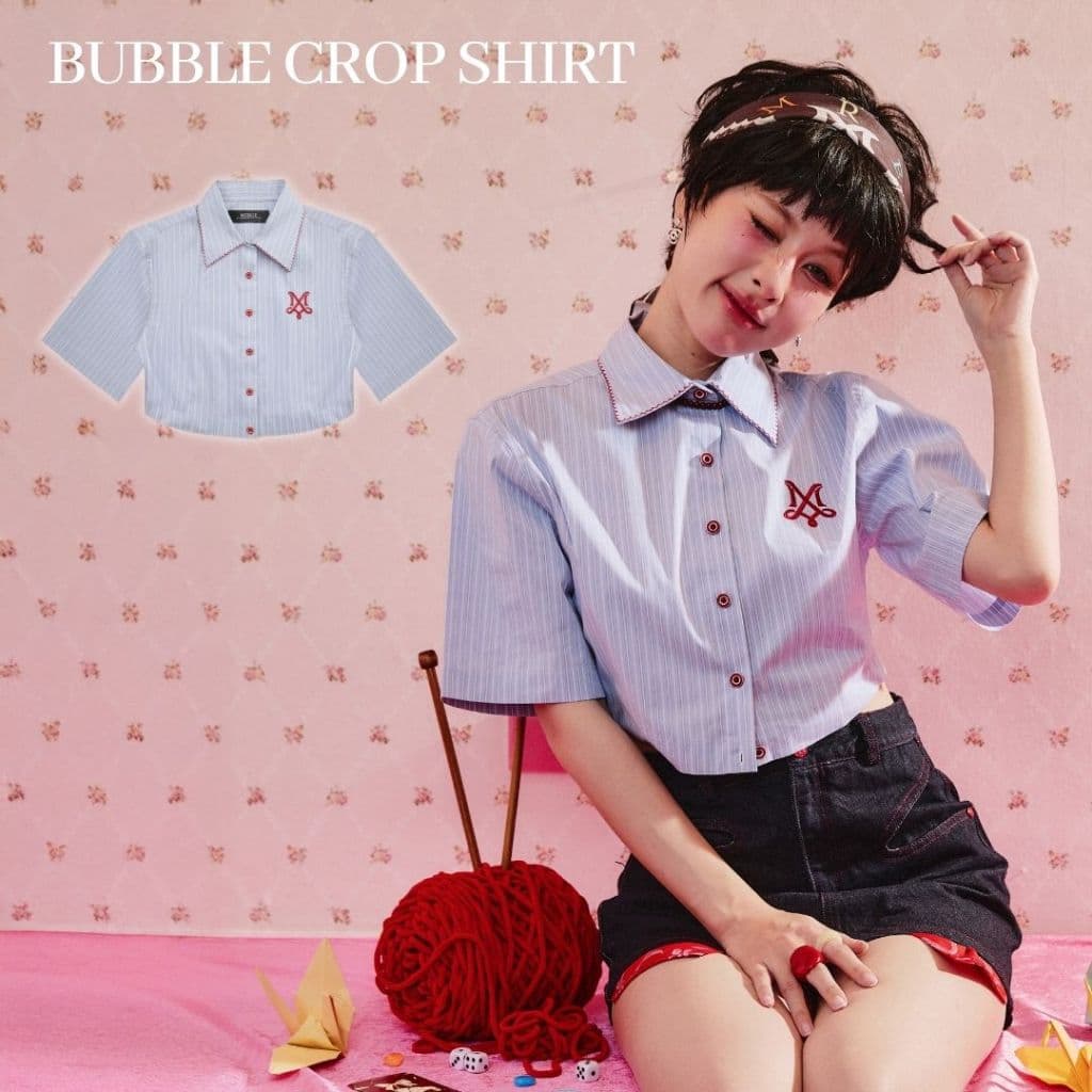 Merge Official - Bubble Crop Shirt รูปที่ 1