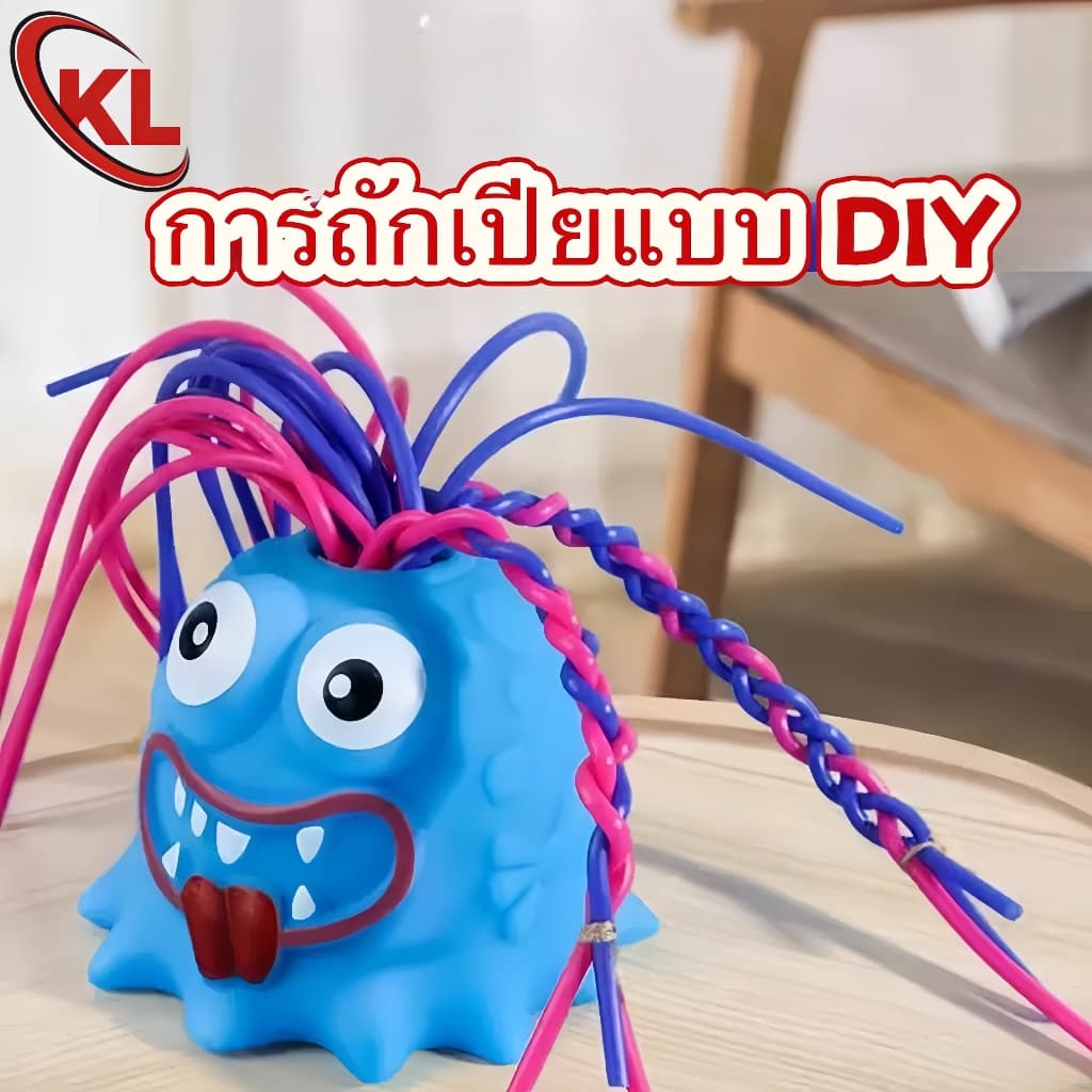 ของเล่นดึงผมตลก บรรเทาความเครียด เสียงตลก มี 6 เสียง สร้างสรรค์ ของเล่นประสาทสัมผัส รูปที่ 3