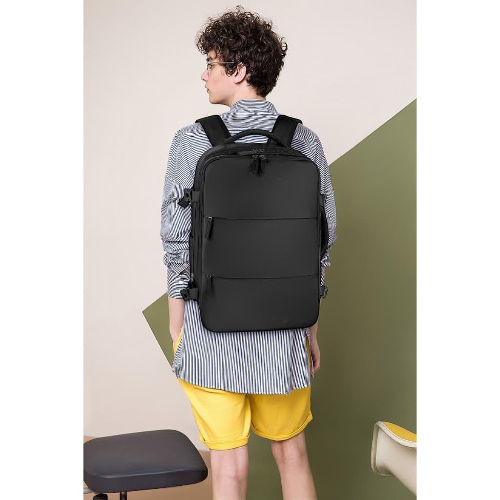 40L กระเป๋าเป้เดินทาง กระเป๋าเป้กันน้ำ ขยายขนาดได้ กระเป๋าใส่แล็ปท็อปขนาด 16 นิ้ว รูปที่ 6