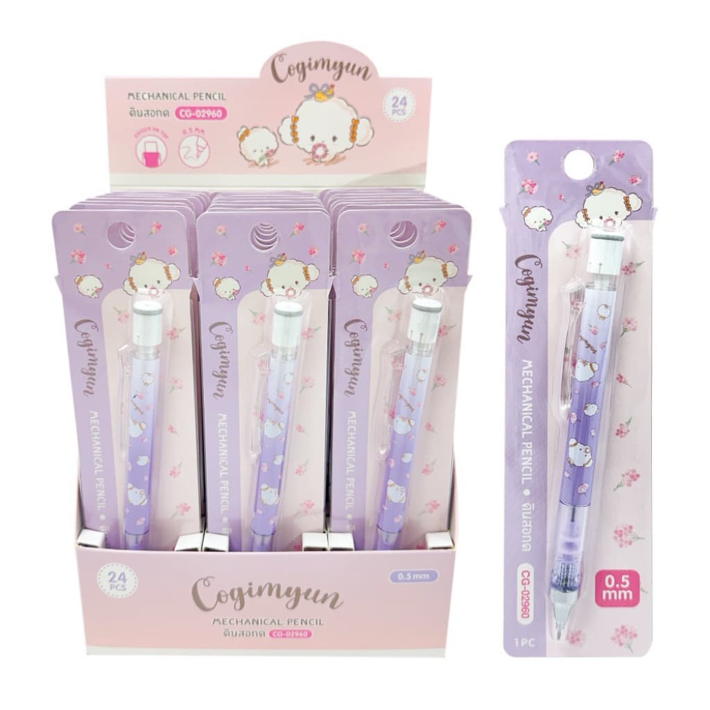 Oniso x Sanrio ดินสอกด อัตโนมัติ ลายลิขสิทธิ์แท้ 0.5 mm Kitty Marumo Hapidanbui Cogimyun Fujisan รูปที่ 4