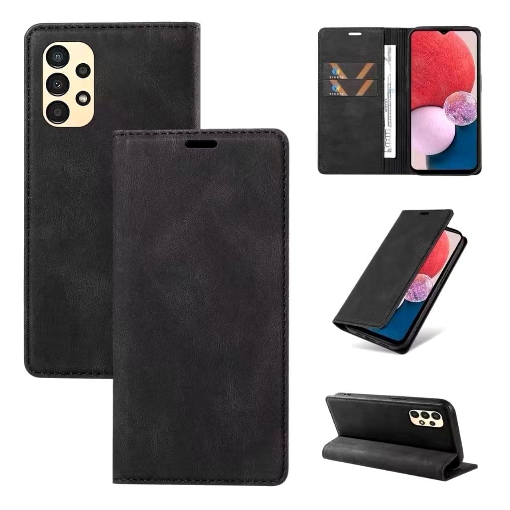 เคสฝาพับหนัง สำหรับ Samsung A23 A53 A73 A52 A52S A33 A32 A32 4G A13 4G A72 A12 M12 A02 M02 A03 A02Sตั้งได้ รูปที่ 6