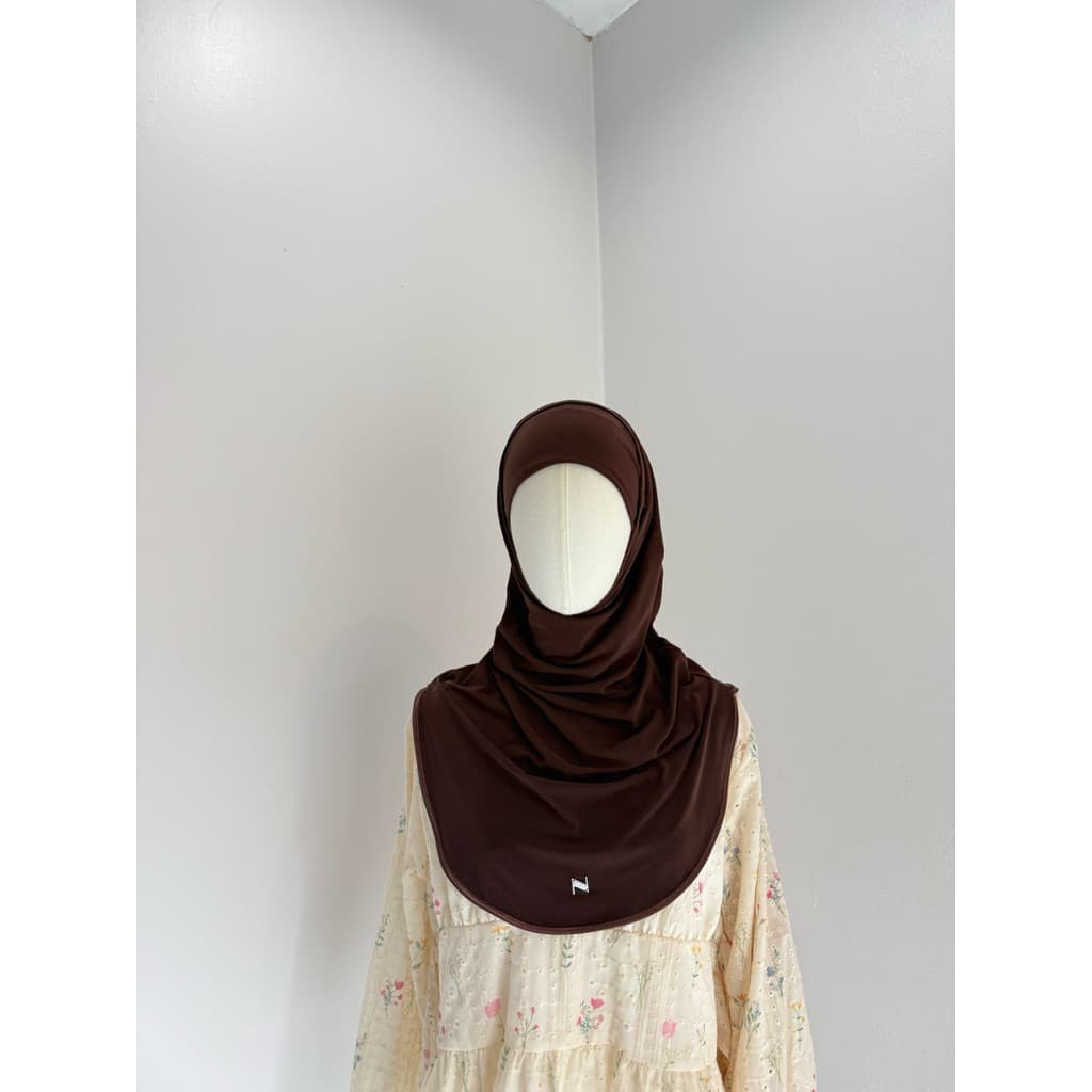 Naree รุ่น LUNA ผ้ายืด ITY ผ้าคลุมแม่ลูก ทรงหมุน ขอบกุ้น รุ่นใหม่ ขนาดหน้า 11-12 / 4 size S M L XL รูปที่ 2