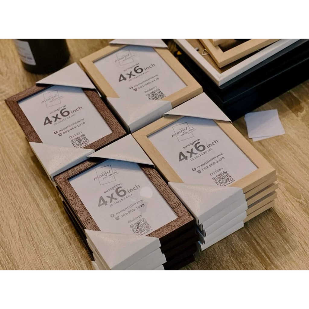 กรอบรูปมินิมอล ขนาด 4x6 นิ้ว •MJMARTINTH FRAME•MINIMAL PHOTO FRAME รูปที่ 2