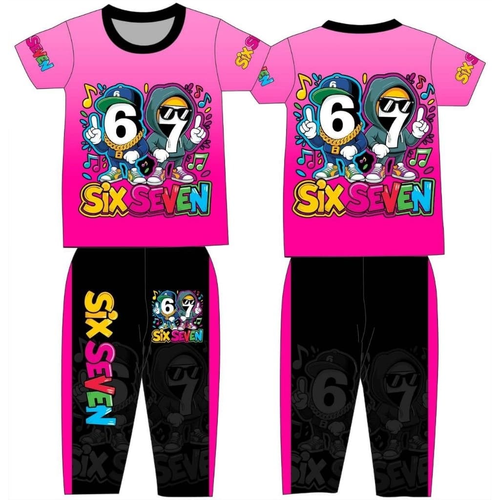 มาแรง!!ชุดเด็กsixsevenสีสันสดใส ใส่แล้วหล่อเท่ห์สุดๆ 2-12ปีใส่ได้ พิมพ์ลายทั้งตัว งานไทย รูปที่ 3