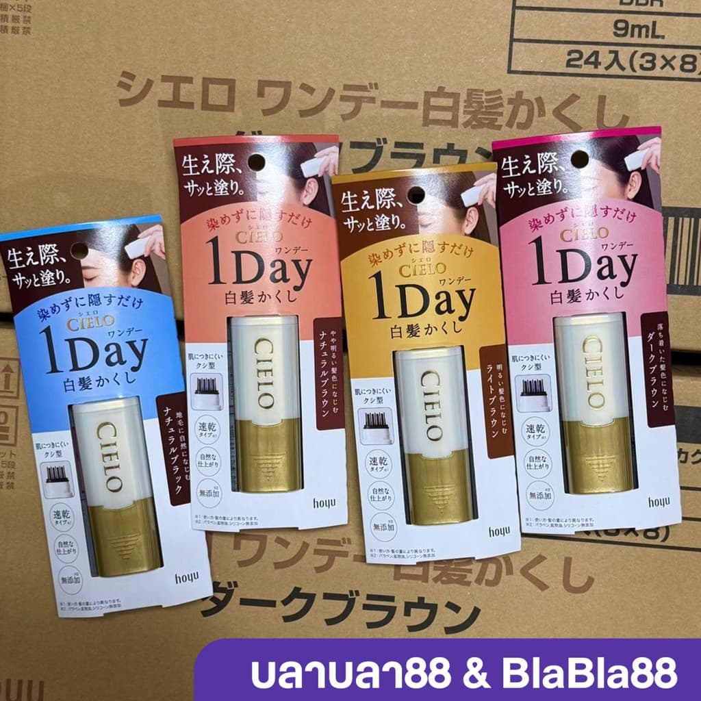 Hoyu Cielo 1 Day Hair Color Comb — หวีปิดผมขาวแบบวันเดียวจบ ปิดเนียนทันที รูปที่ 9