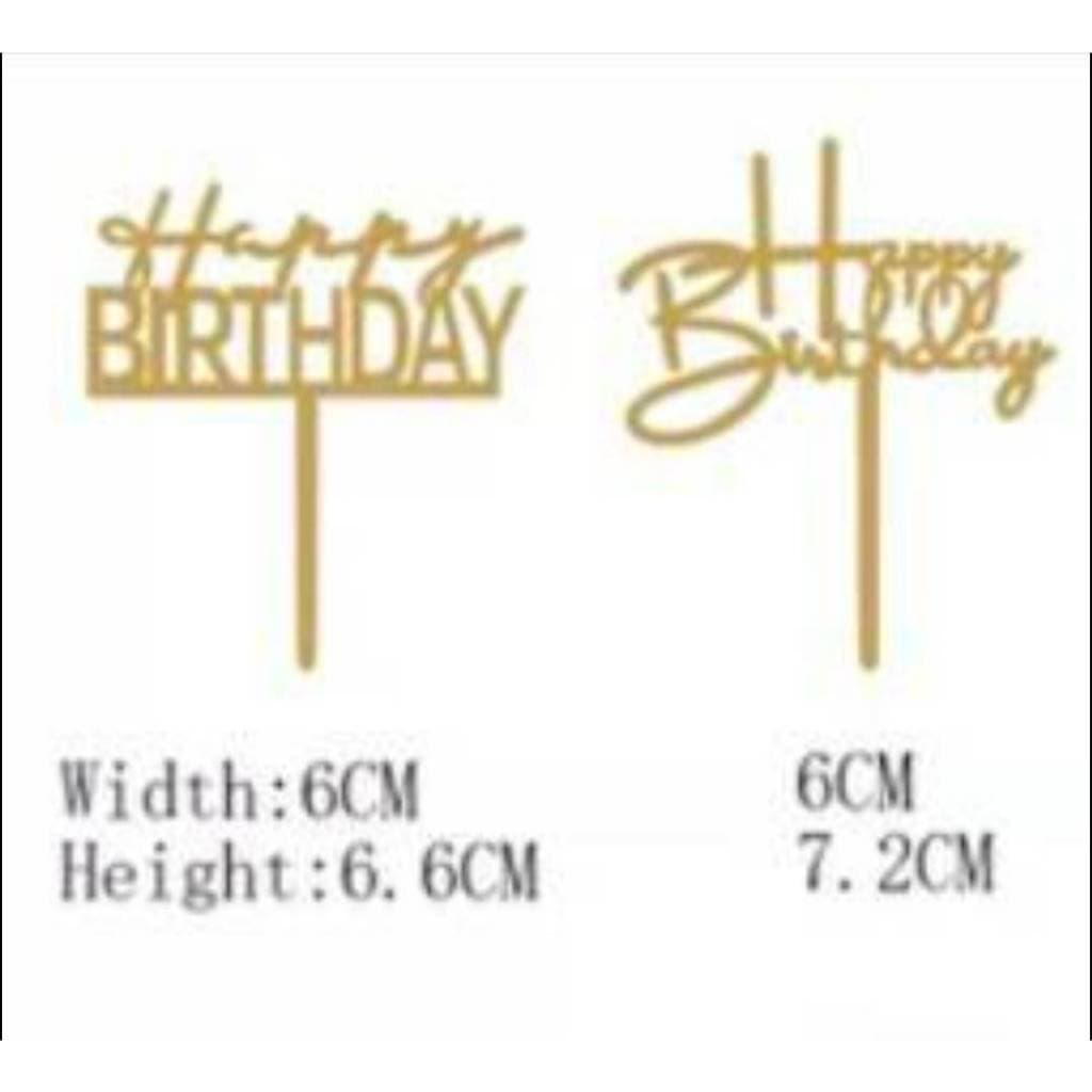 ป้าย Happy birthday ขนาดเล็ก แพค10ชิ้น ลอกฟิล์มออกก่อนใช้งาน รูปที่ 9