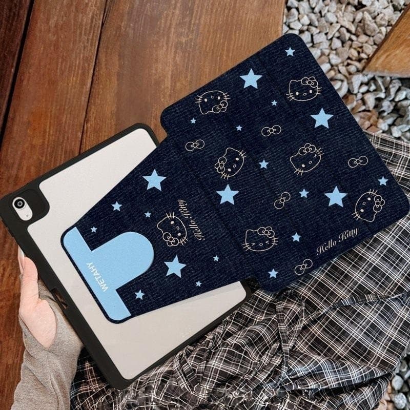 จัดส่งทันทีเคสไอแพด การหมุน 360 องศา Hellokitty Air8 11 Gen9 Air7/6 13 Star เคสiPad Gen6 Air5 รูปที่ 2