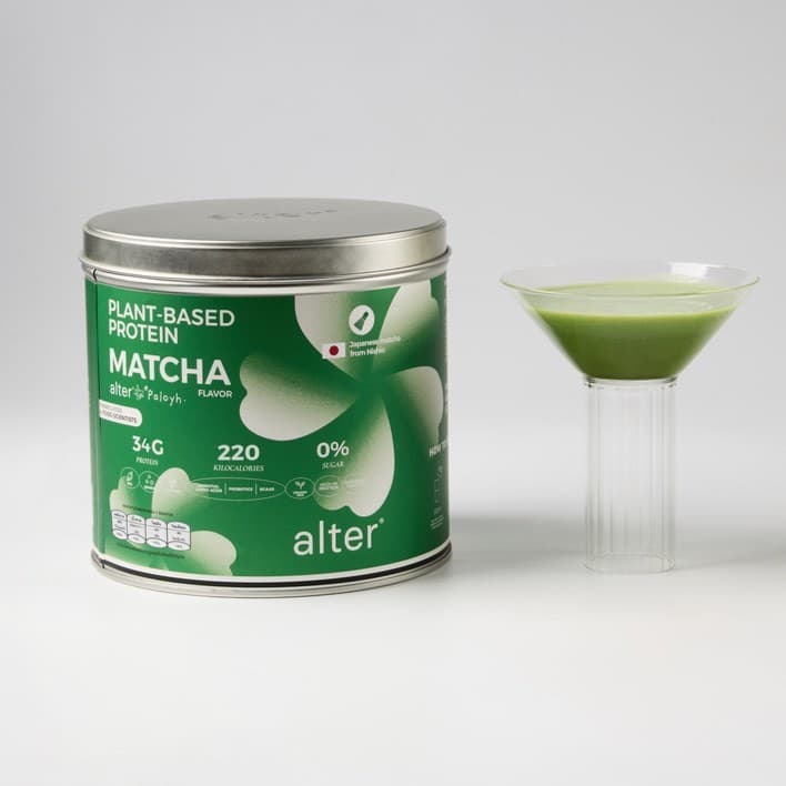 Alter matcha x PaloyH plant-based protein โปรตีนพืช รส มัทฉะ โปรตีนพืช โปรตีน 1 กระปุก รูปที่ 6