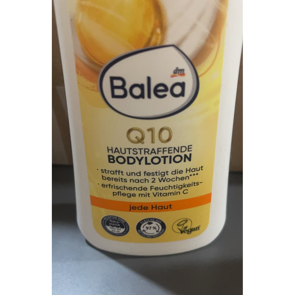 ช่วยเรื่องกระชับ จุดด่างดำ Balea Q10 Bodylotion 400ml.โลชั่นบำรุงผิวกายจาก เยอรมัน รูปที่ 4