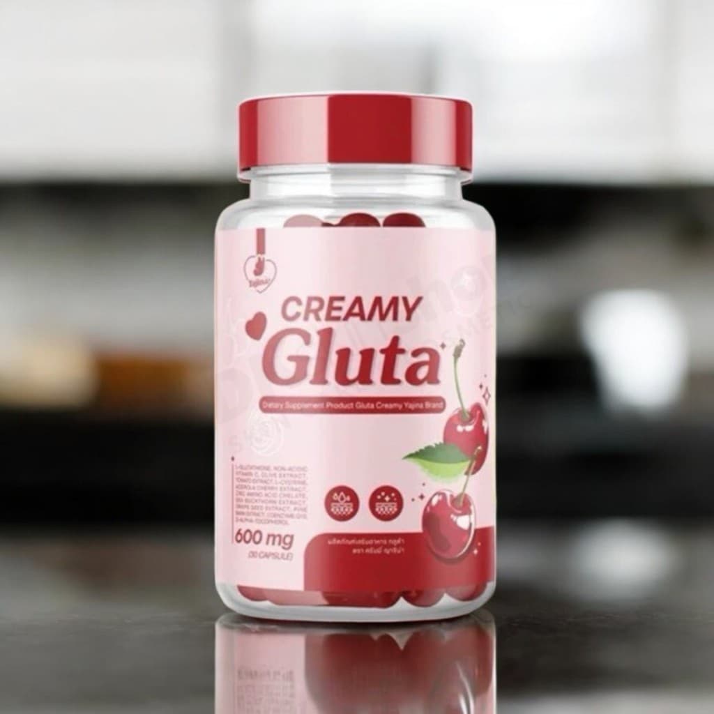 ญาจิน่า Yajina CREAMY GLUTA Creamy Whitening Gluta Body Booster ครีมบำรุงผิวกายและอาหารเสริมญาจิน่ากลูต้า รูปที่ 9